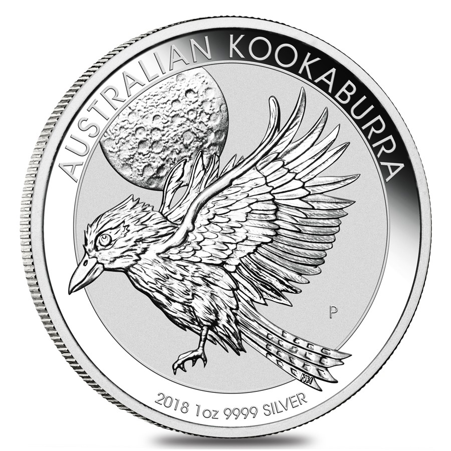 Australia Kookaburra 2018 1 Dollaro 1 OZ (31,1 gr.) Argento 999 Silver Coin