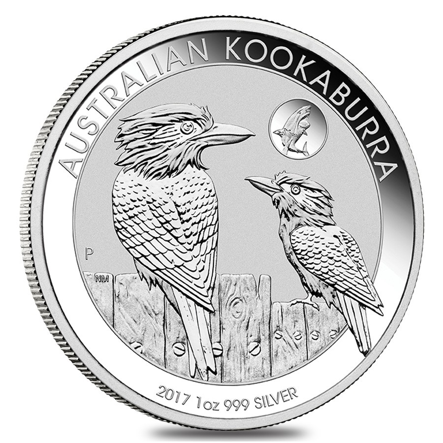 Australia Kookaburra 2017 1 Dollaro 1 OZ (31,1 gr.) Argento 999 Silver Coin