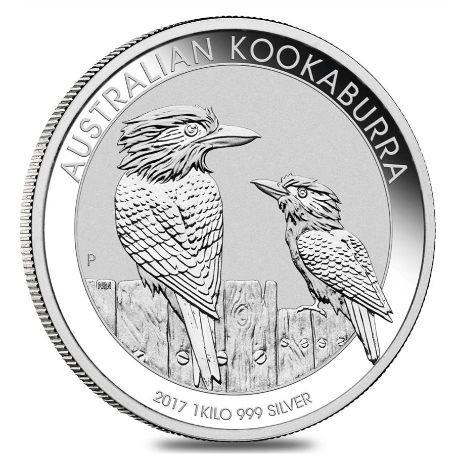 Australia Kookaburra 2017 30 Dollari 1 Kg (32,15 OZ) Argento 999 Silver Coin
