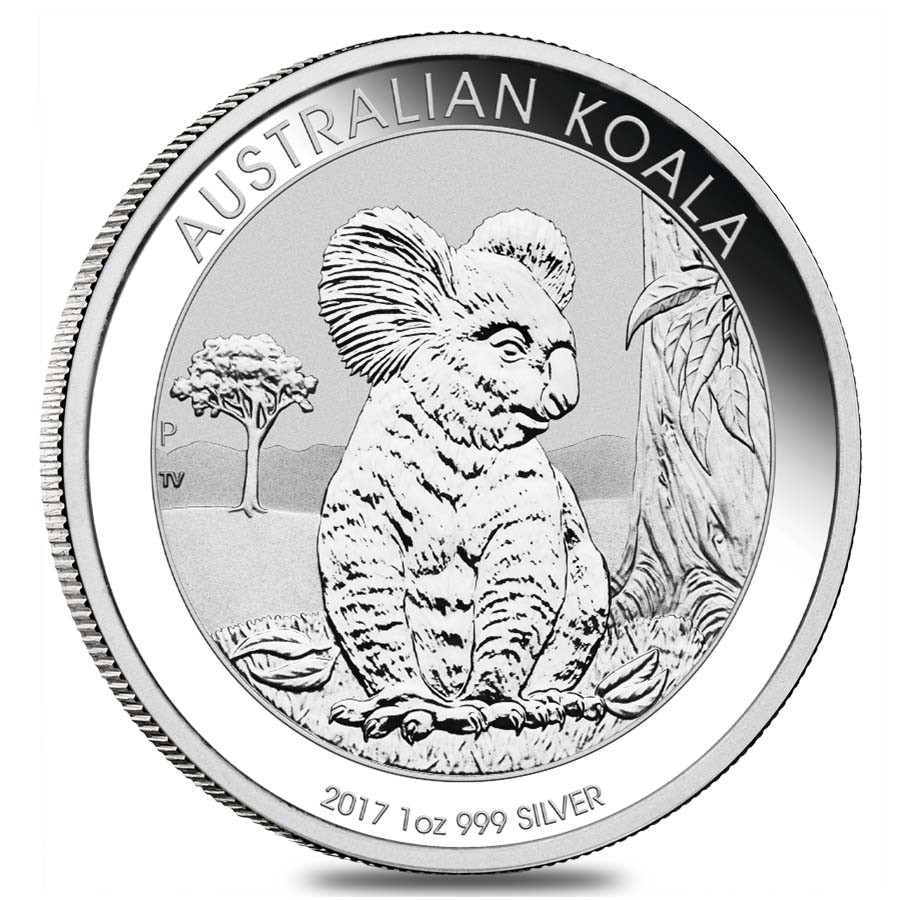 Australia Koala 2017 1 dollaro 1 OZ (31,1 gr.) Argento 999 Silver Coin